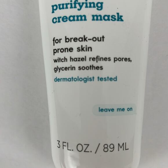 Freeman Purifying Cream Facial Mask 3 fl oz Leave Me On! Refines Pores - Picture 3 of 6